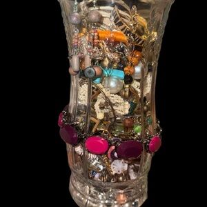 Women's Pink Stone Link Bracelet - Unbranded